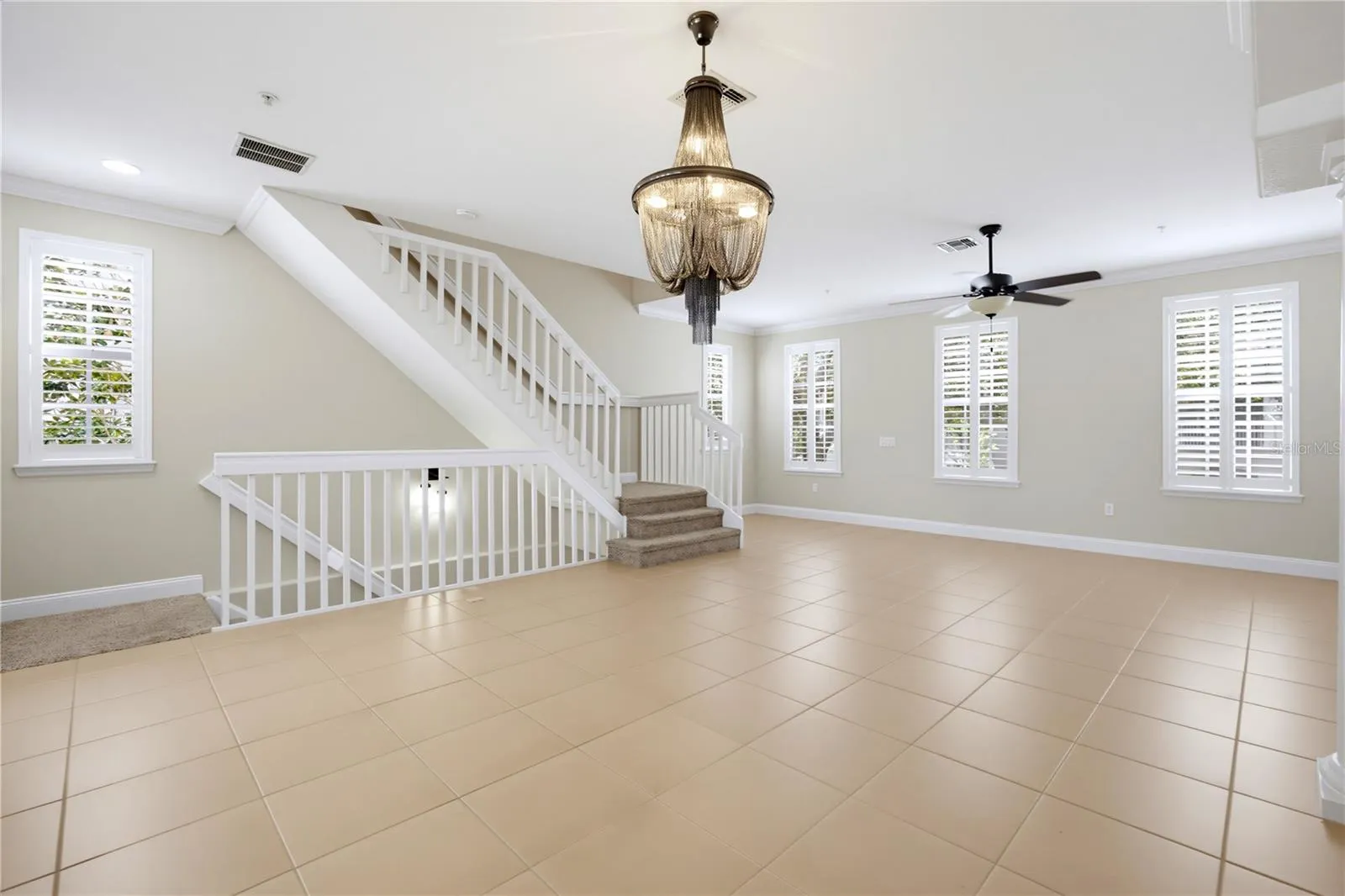 Second Level Living and Dining Room