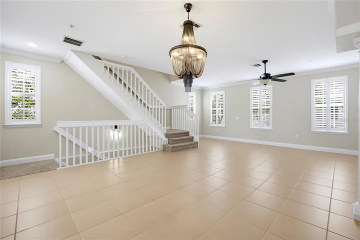 Second Level Living and Dining Room