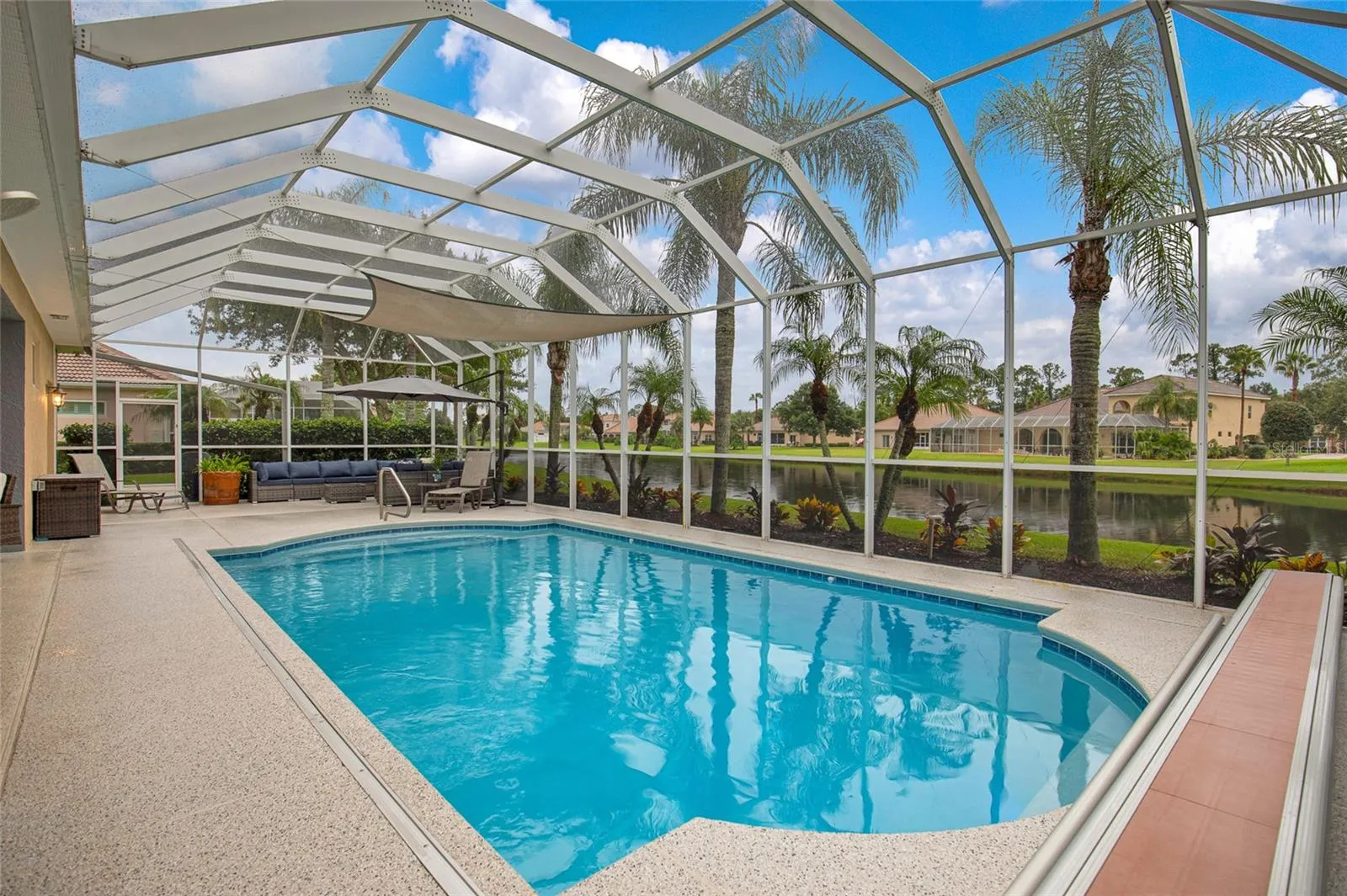 Enclosed Pool Area