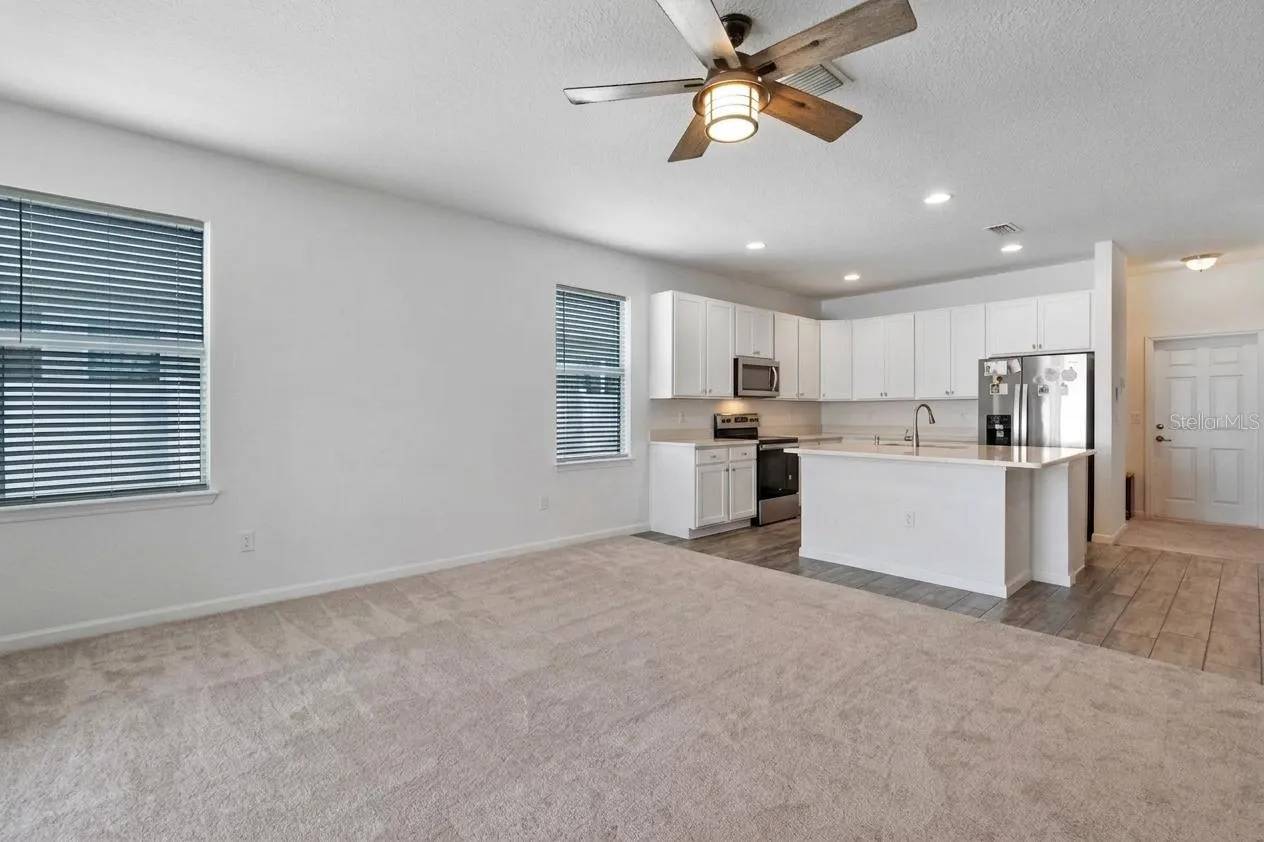Open Concept Family Room Kitchen and Nook