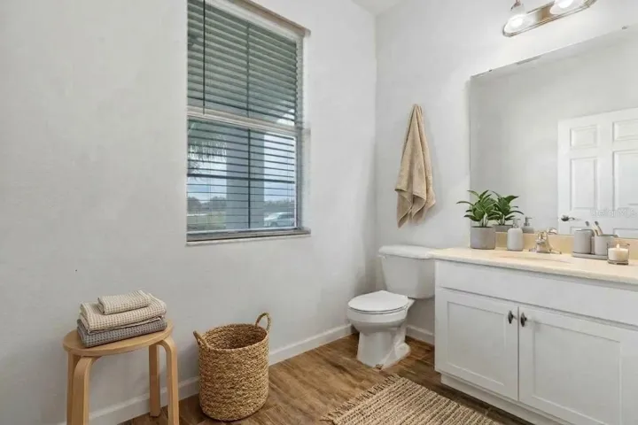 Downstairs half bath