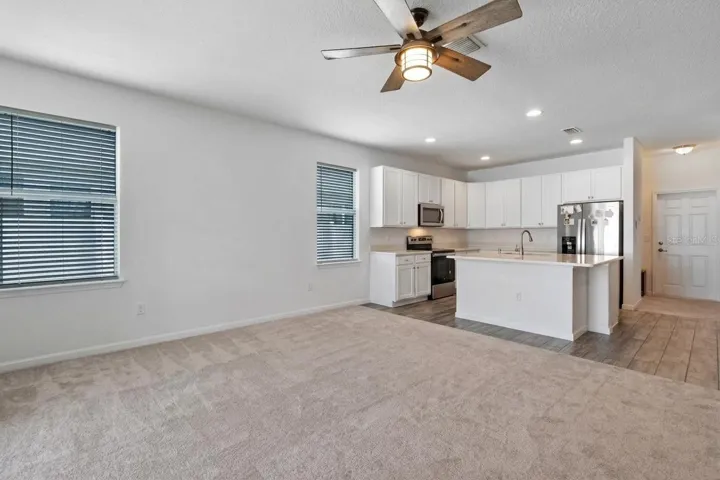Open Concept Family Room Kitchen and Nook