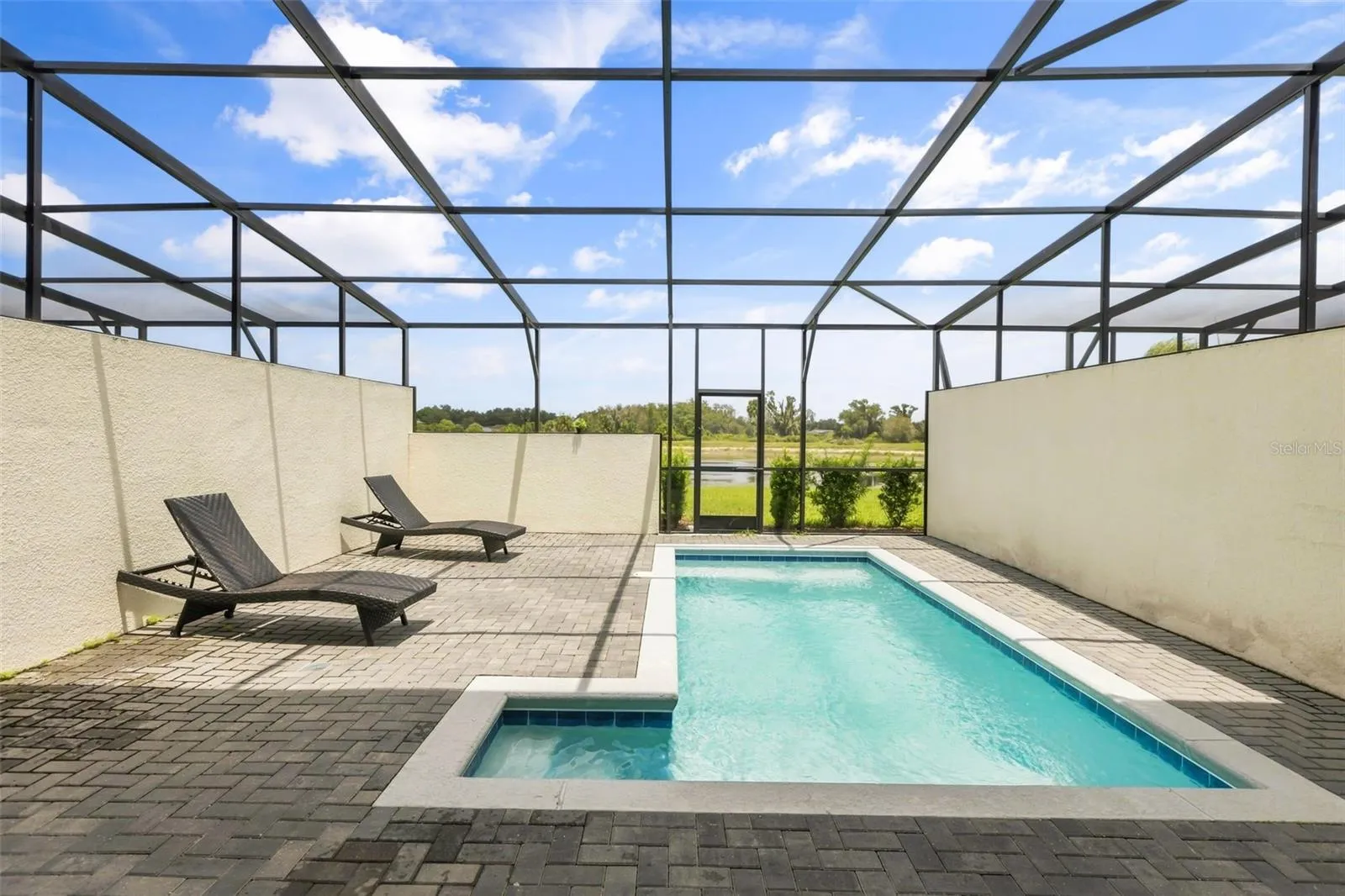 Private in-ground pool