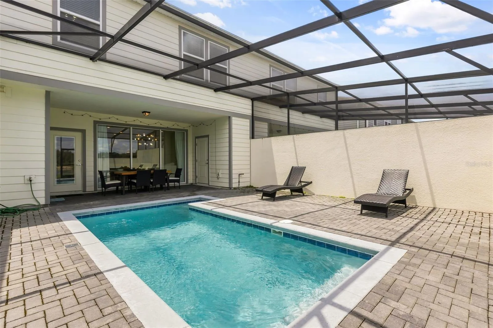 Private in-ground pool