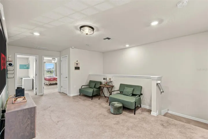 Loft on second level