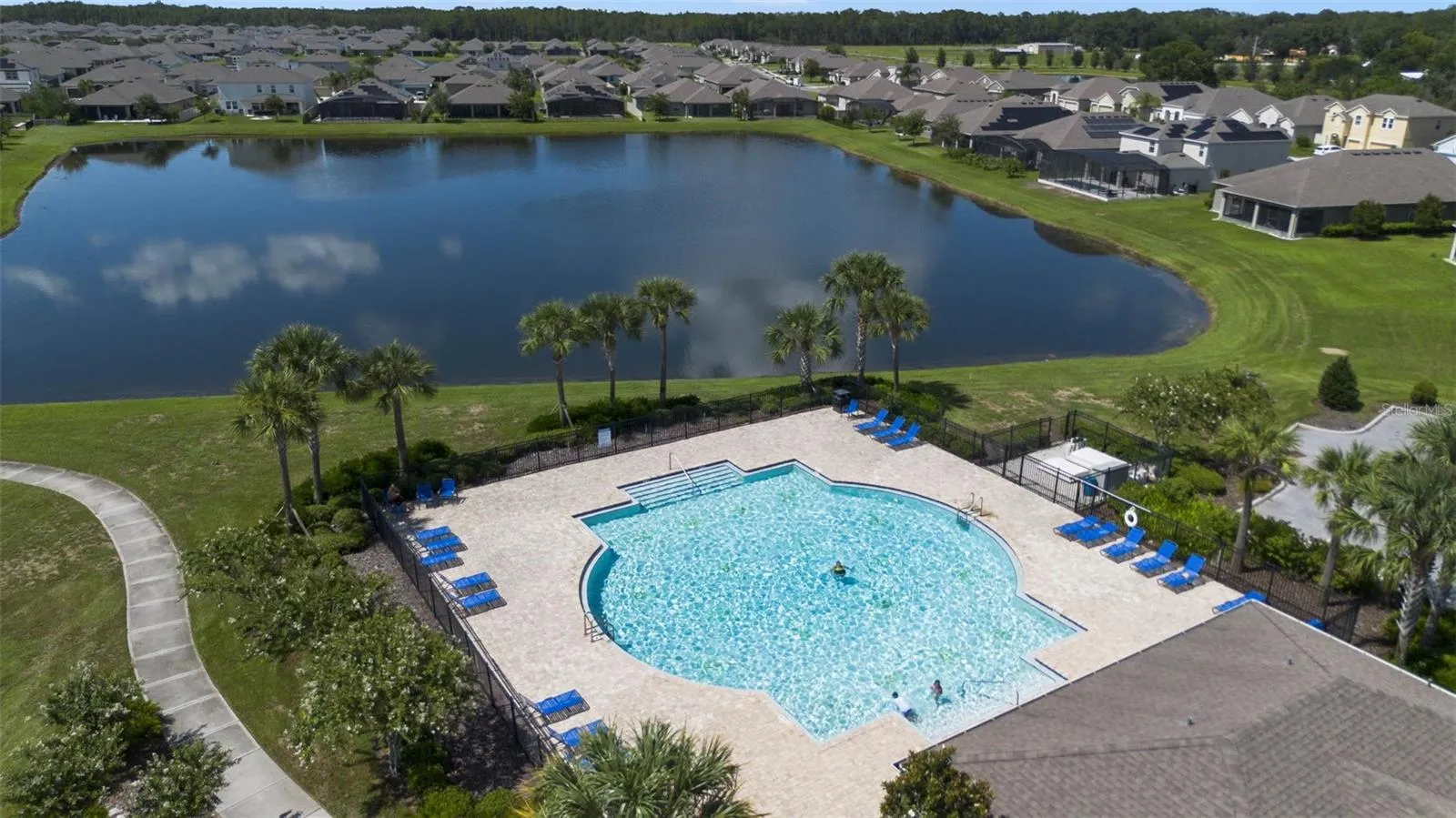 Pool with Water Views