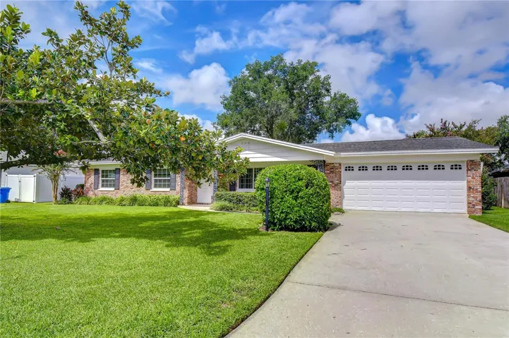 Charming single-story ranch-style home situated on a spacious .23-acre lot.