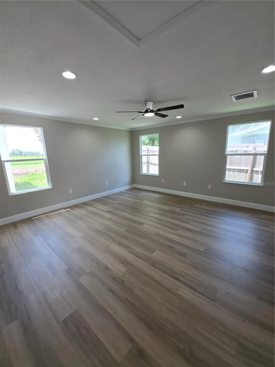 Large master bedroom.