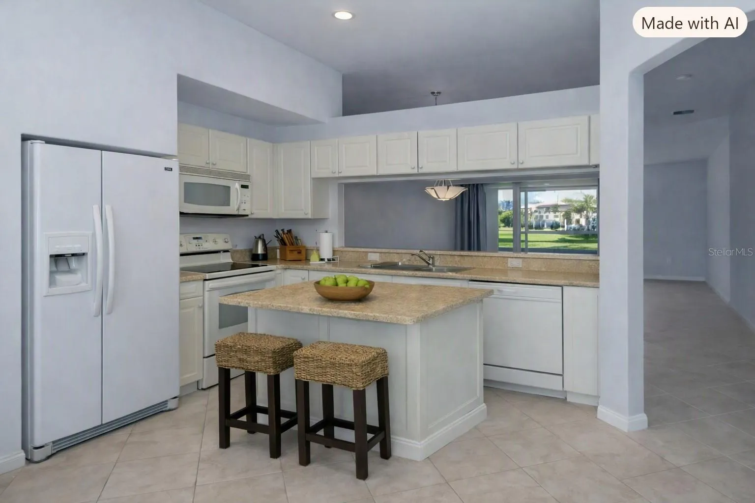 VIRTUAL KITCHEN WITH ISLAND