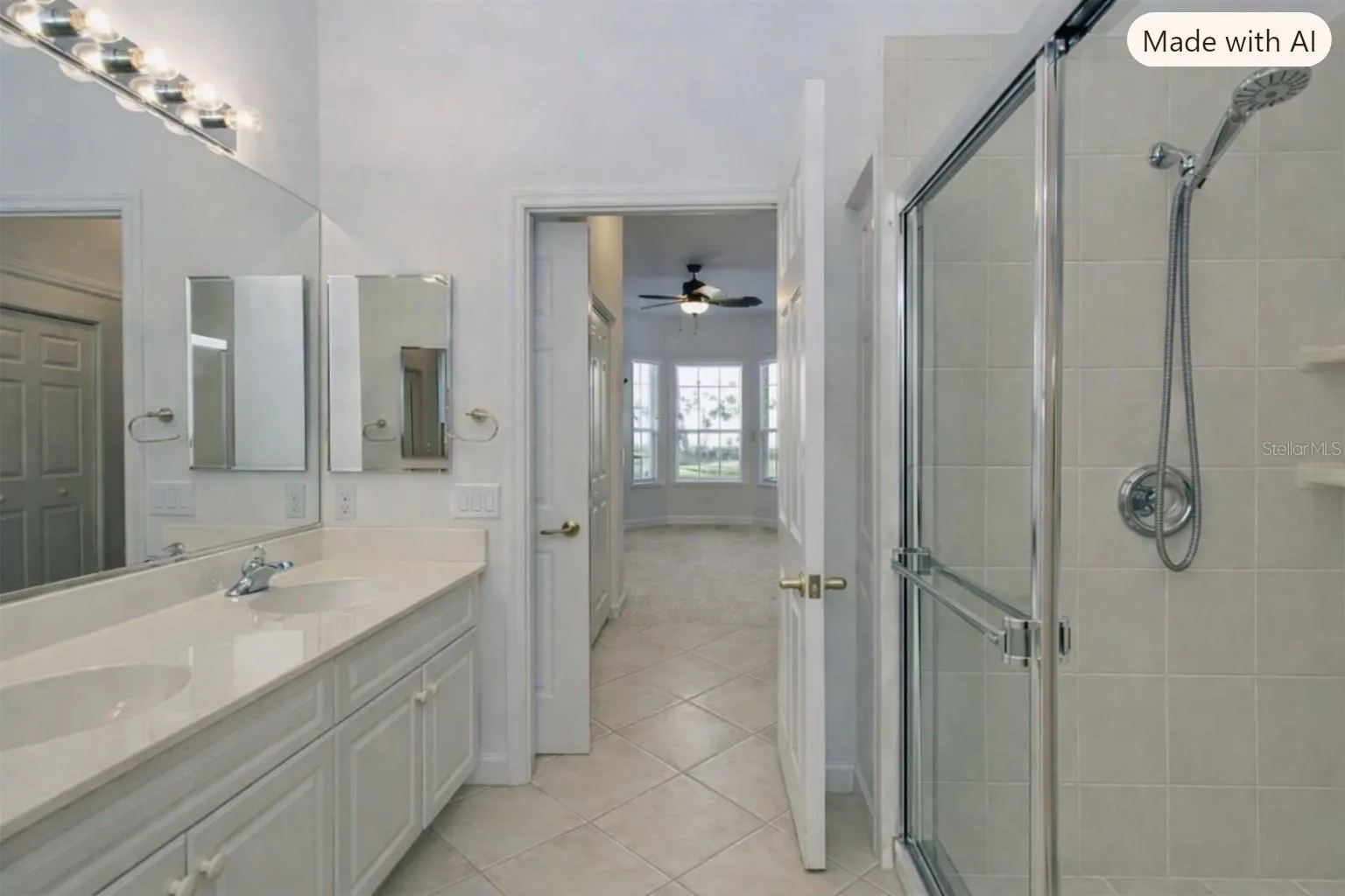 PRIMARY BATH TO BEDFROOM