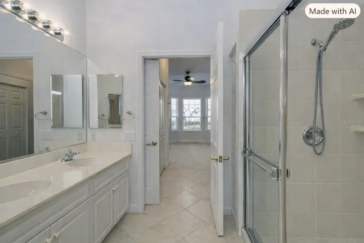 PRIMARY BATH TO BEDFROOM