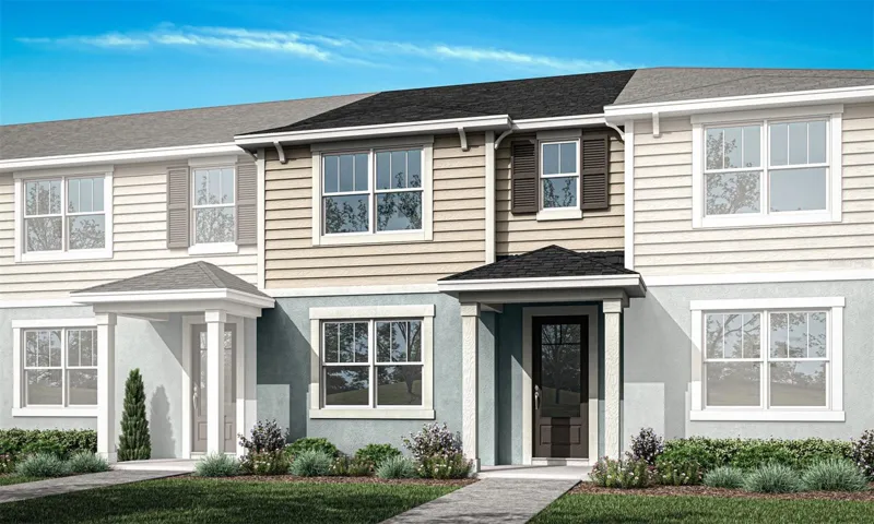 Meadowlark Landing - Catalina I Floorplan - Coastal Elevation - Architect's Rendering