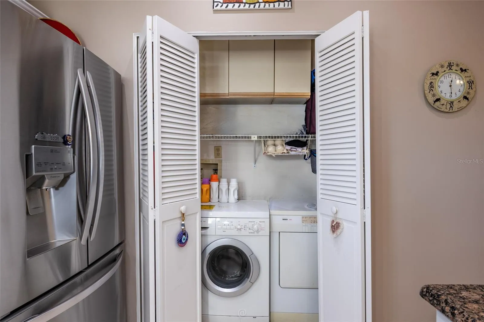 Laundry closet