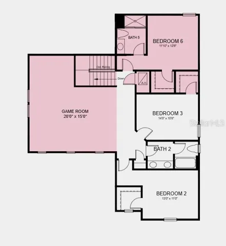 Floor 2 - Additional Highlights Include: whole house impact windows, 8' interior doors, and outdoor kitchen rough-in
