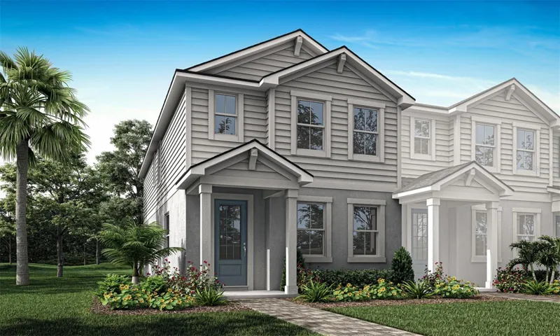 Meadowlark Landing - Catalina II Floorplan - Coastal Elevation - Architect's Rendering