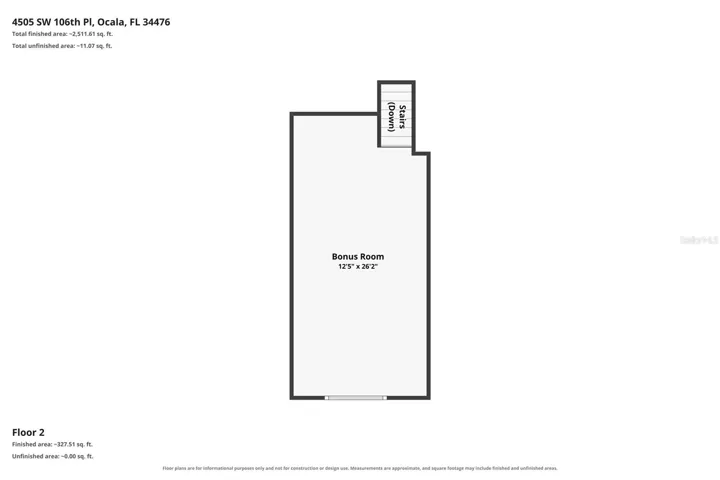 Bonus Room-Second Floor