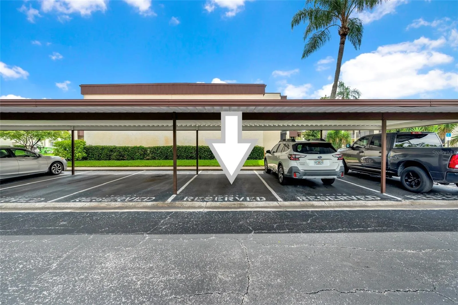 Covered parking!