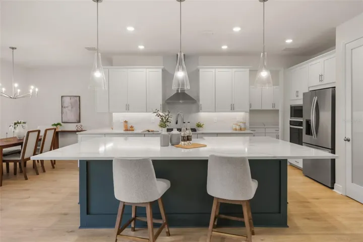 Kitchen with ample storage and countertop space