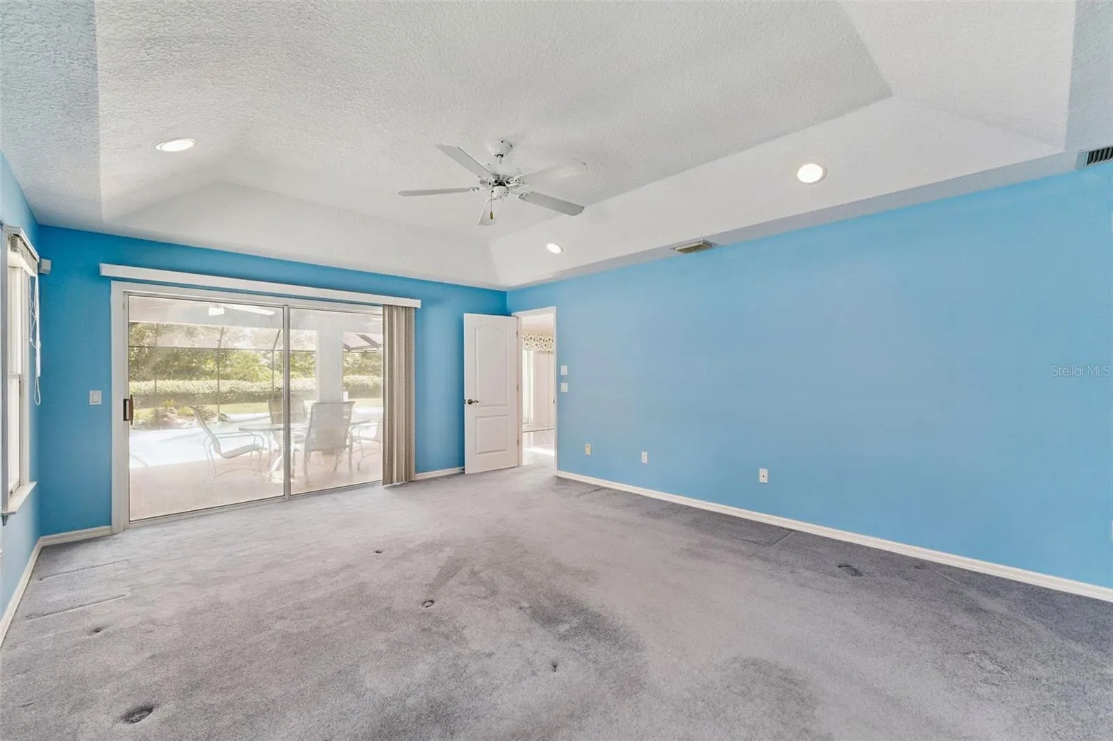 Two large closets in primary