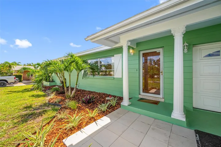 A welcoming porch entry for you, your friends, and family!