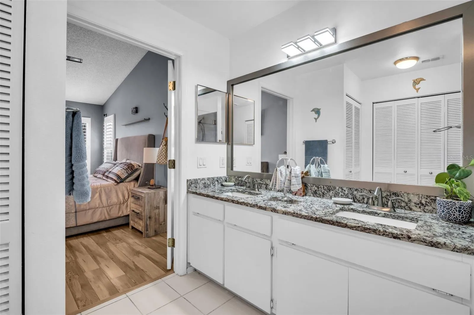 Granite Double-Sink Vanity