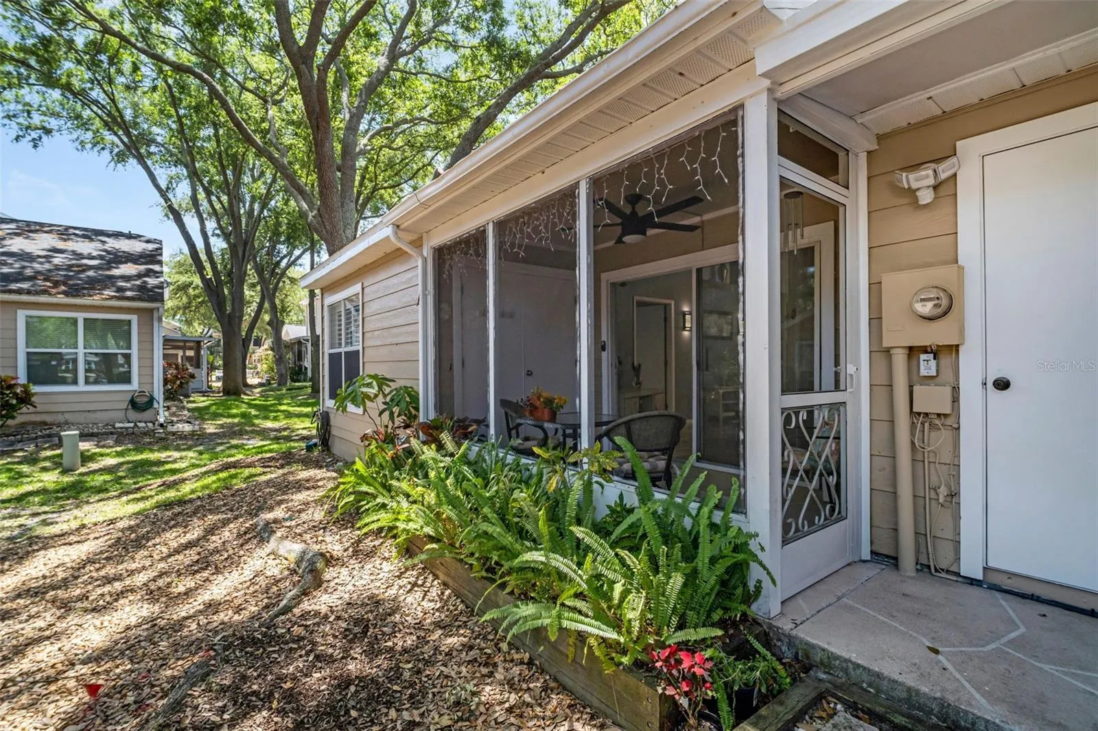 Back of Patio and Storage Room