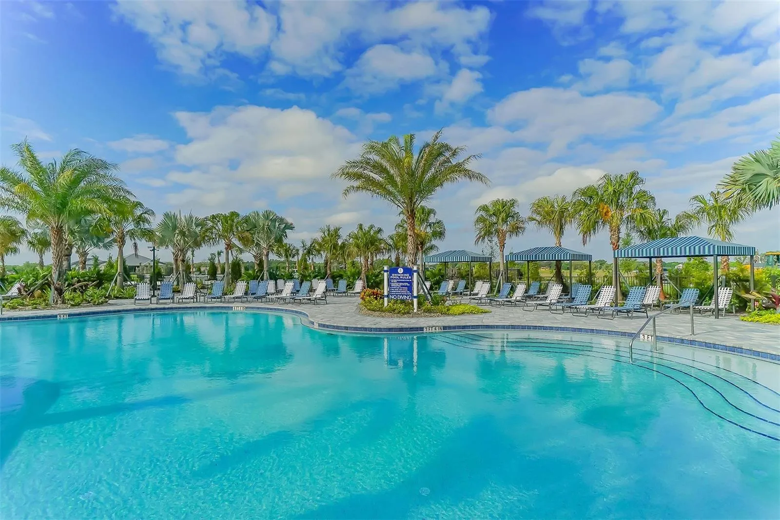 Resort style pool
