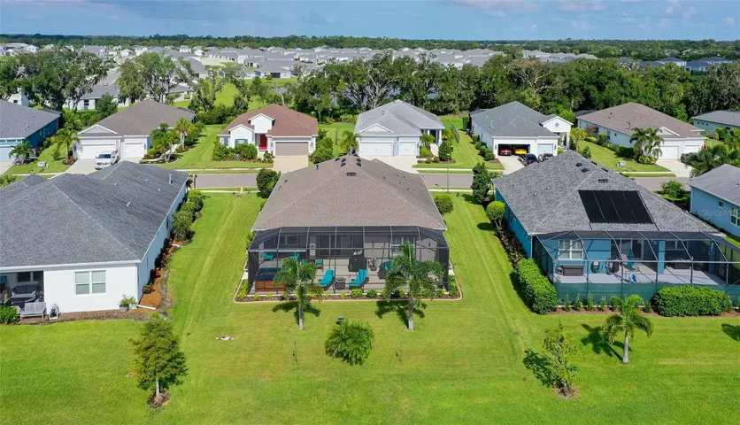Rear aerial view