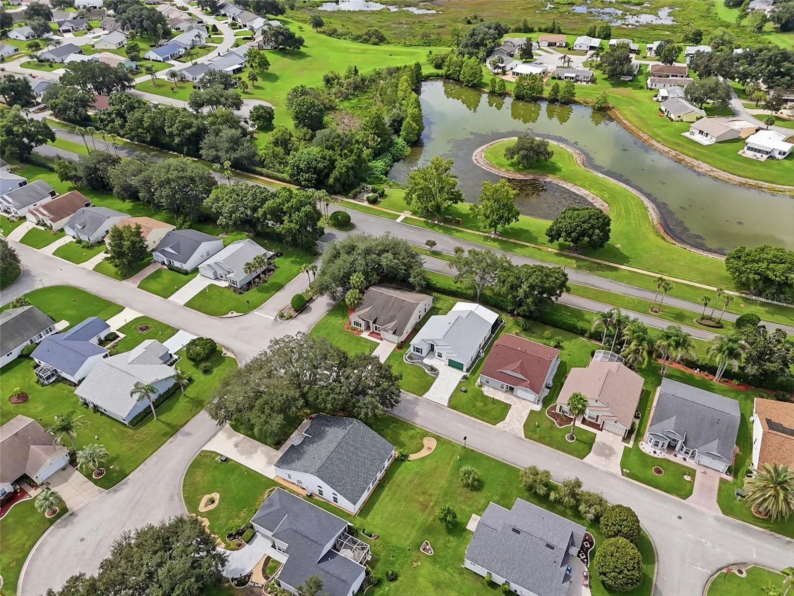 Aerial View of the Neighborhood