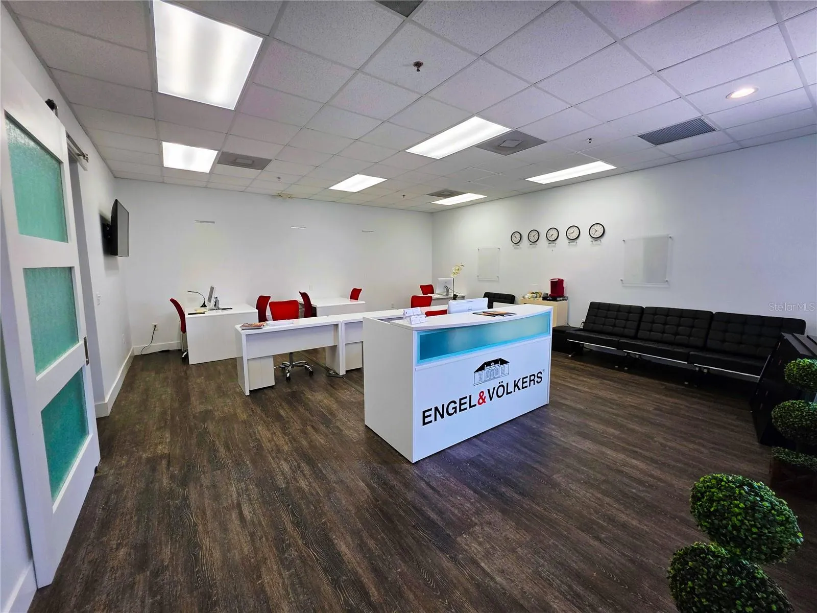 Reception and Work Area