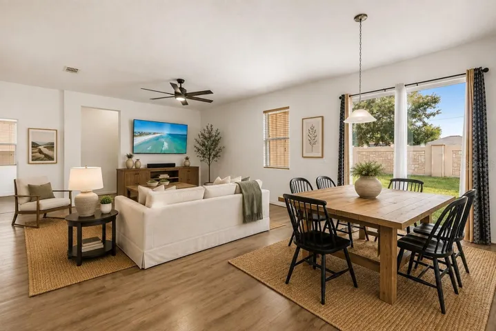 Living Room: Virtually Staged