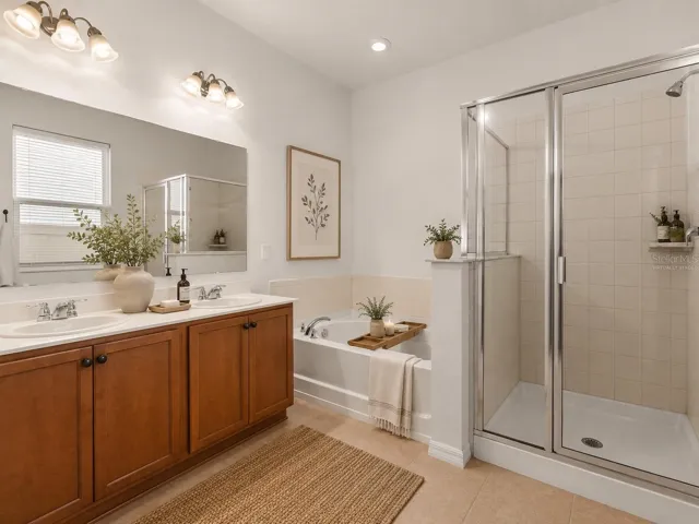 Primary Bathroom: Virtually Staged