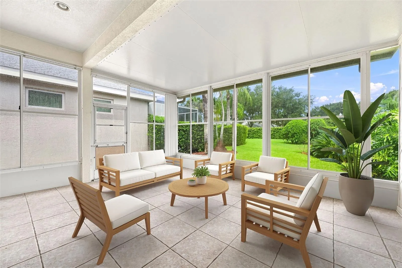 Virtually Staged Lanai