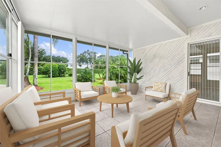 Virtually Staged Lanai