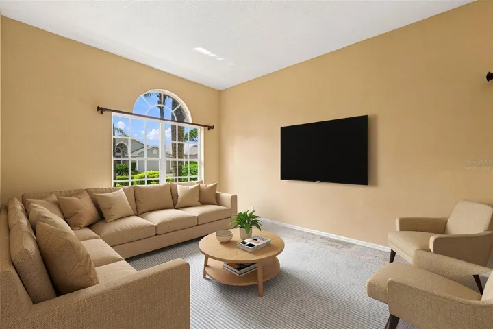 Living Room Virtually Staged