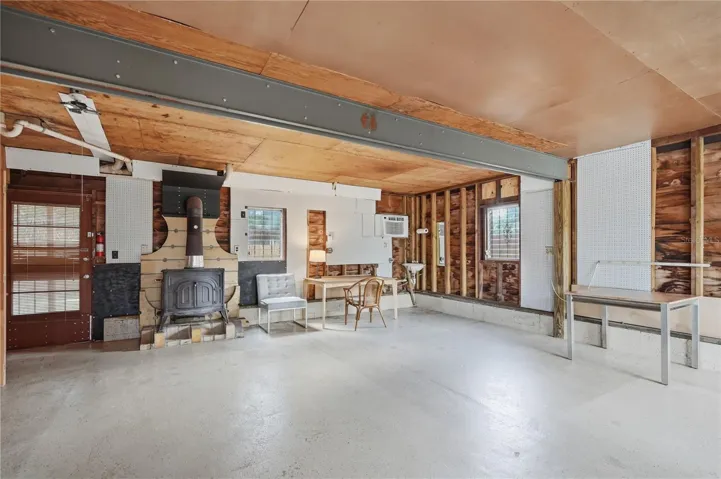 WOOD STOVE DOWNSTAIRS