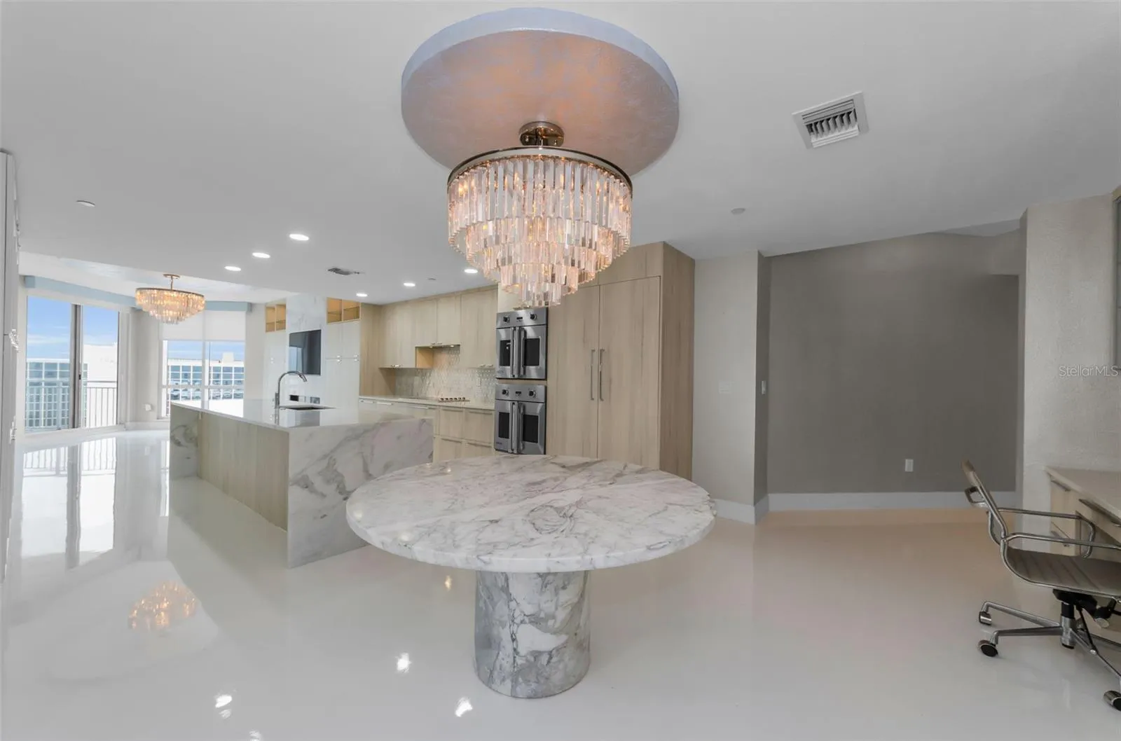 spacious and open