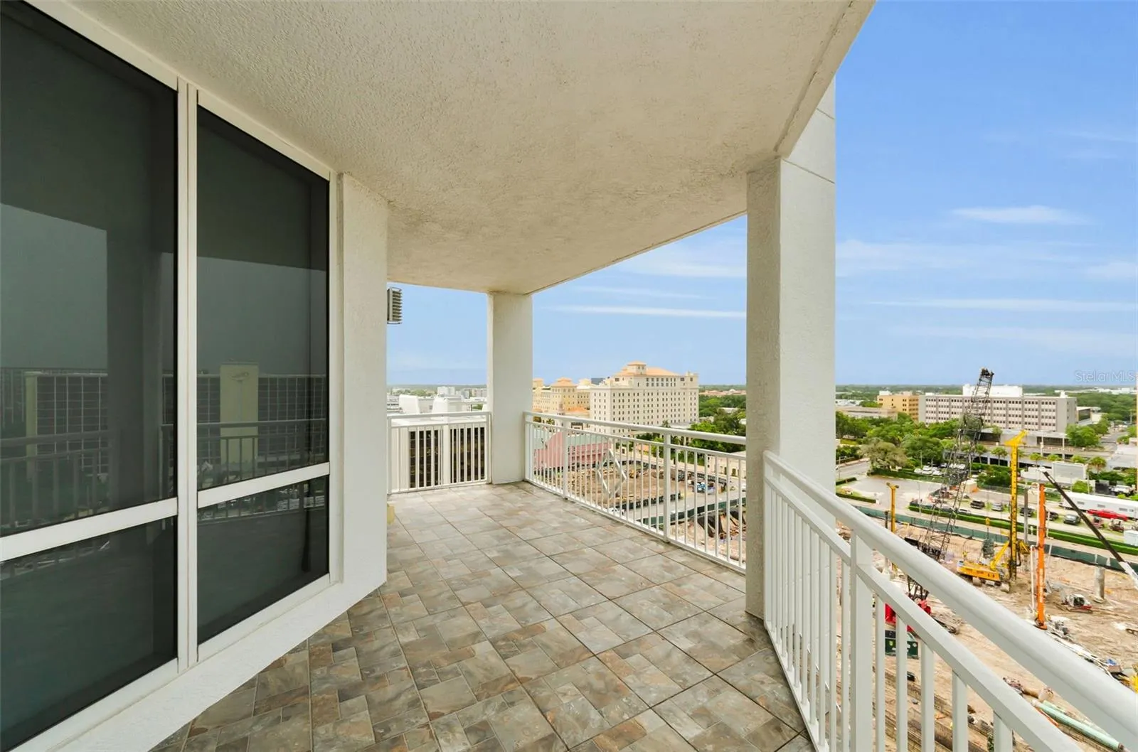 spacious largest terrace of the tower floor plans