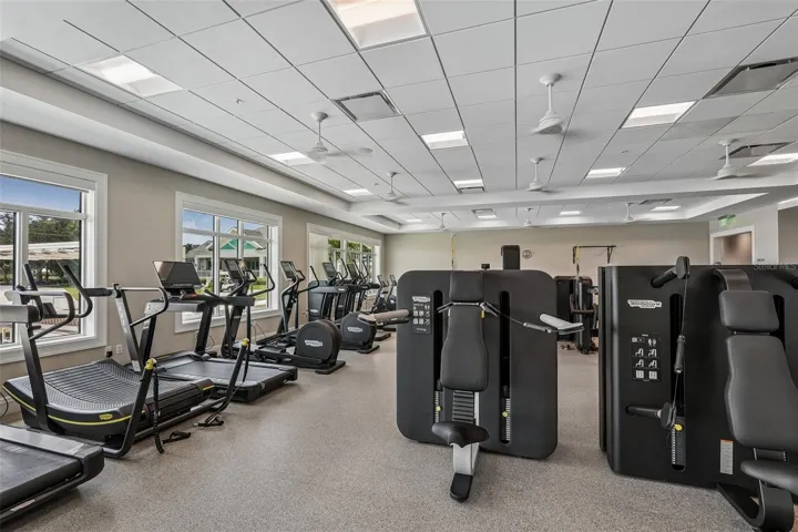 Wellness Center workout area