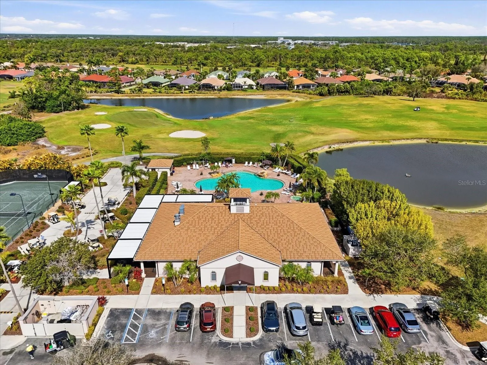 Heron Creek fitness center/pool house