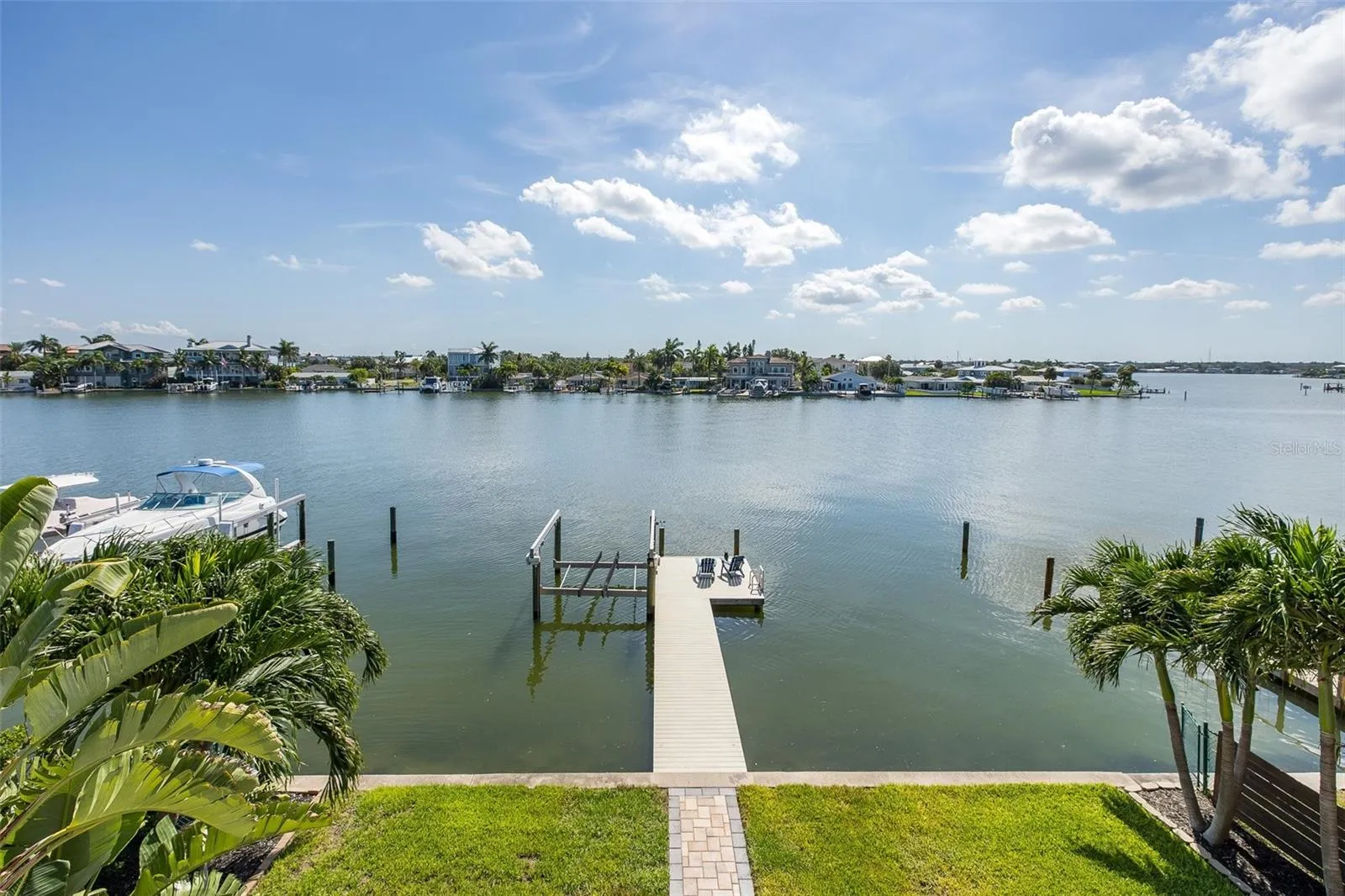 Intracoastal water views and your own private dock