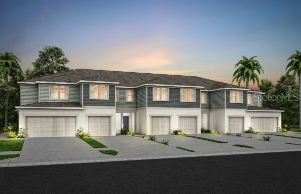 Exterior Design. Artistic rendering for this new construction home. Pictures are for illustrative purposes only. Elevations, colors and options may vary.