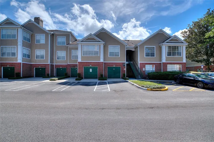 Front elevation with 2 car garage