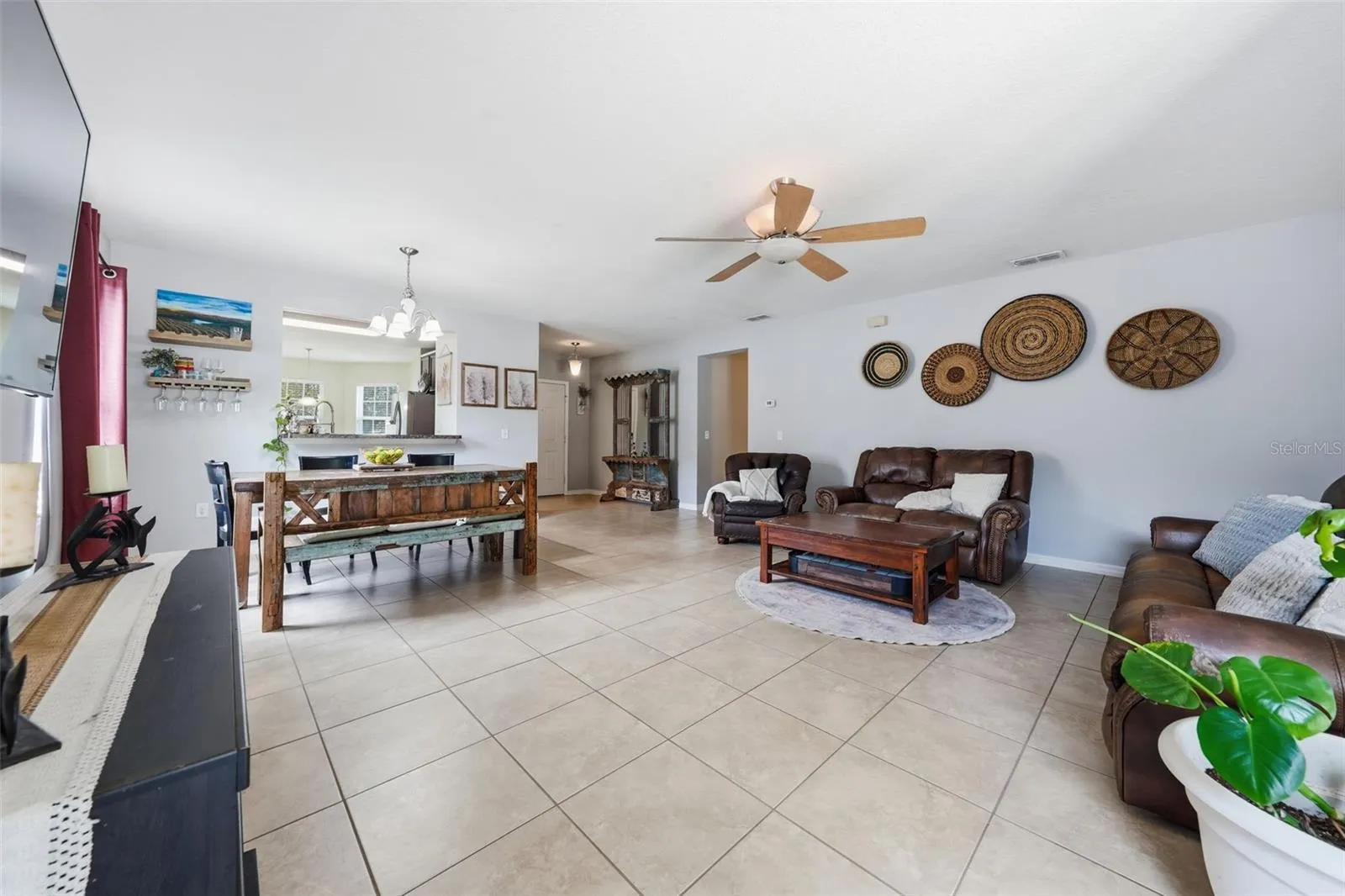 Open floor plan for easy entertaining