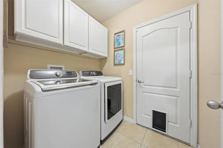 Laundry room with storage
