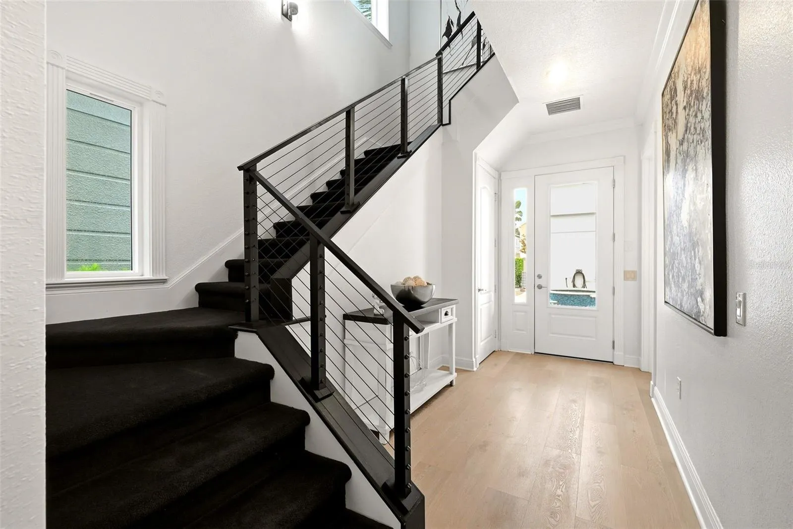 New Steel Handrails, Luxury Non Slip Carpet &amp; Pad