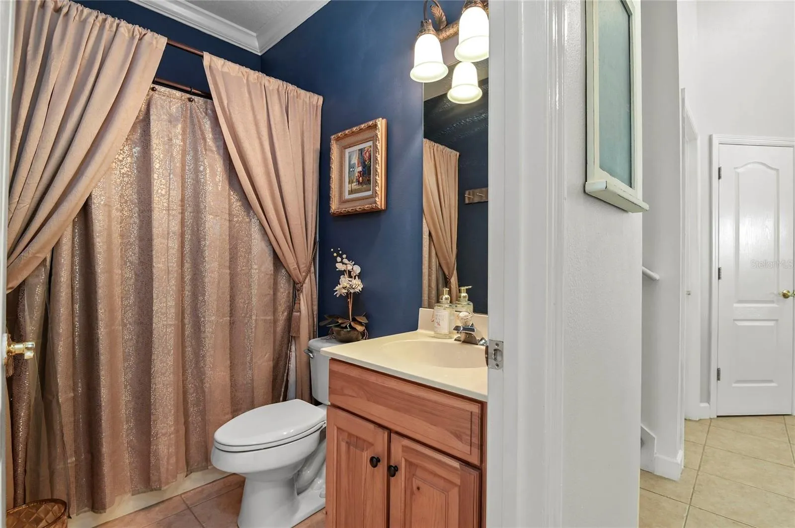 3rd bath, right outside 4th bedroom