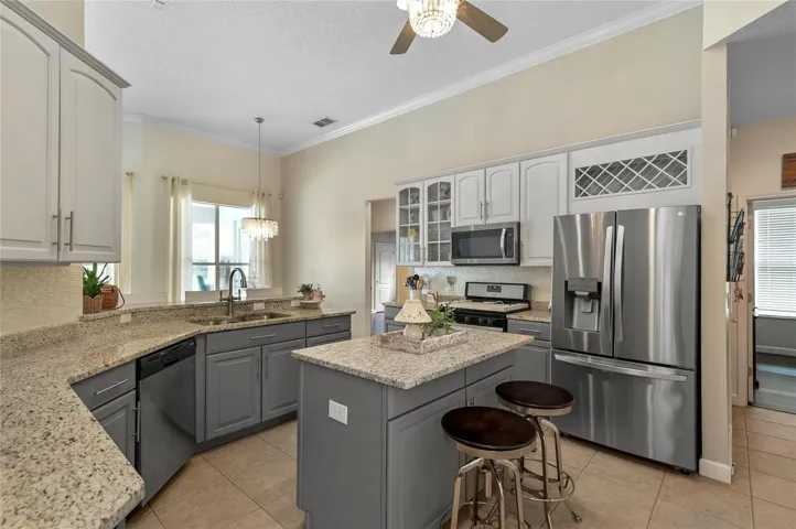 kitchen, gas range