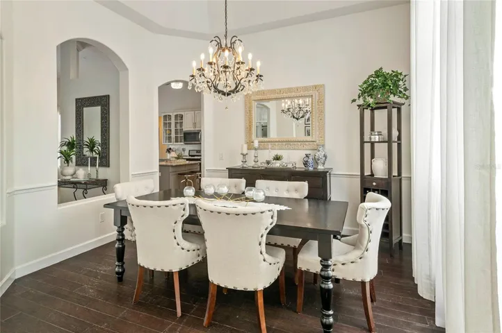dining- wood floors