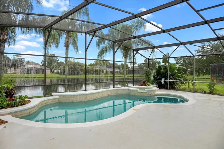 super duper pool and spa, freshly painted deck